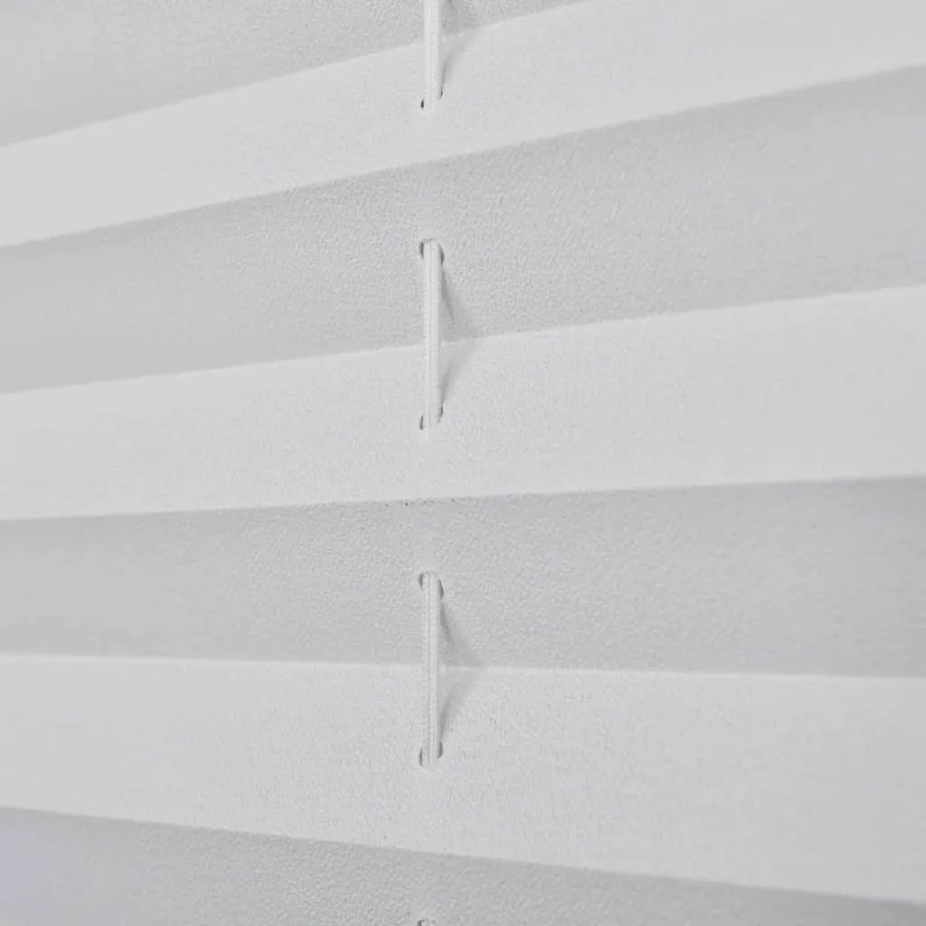Jaluzea plisse, alb, 100x150 cm, pliuri Alb, 100 x 150 cm