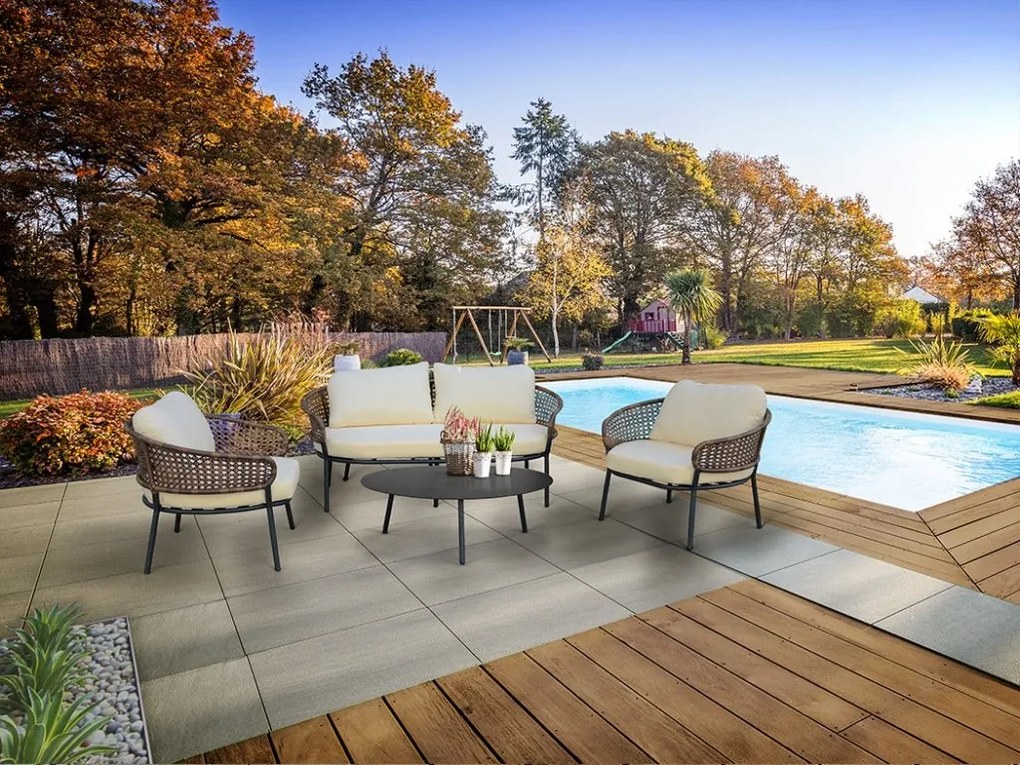 Set de 4 piese pentru exterior Barlac