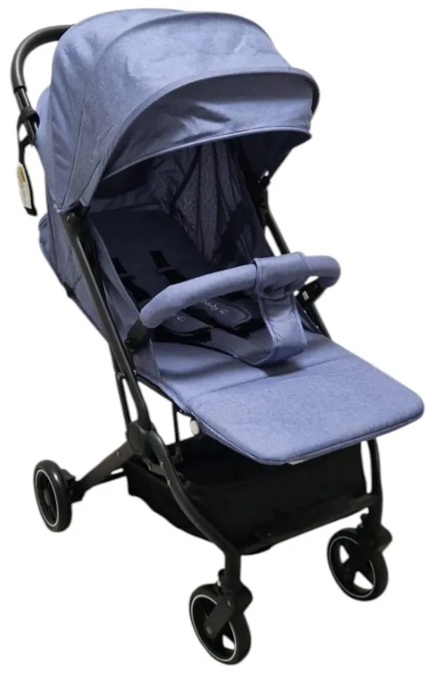 Carucior sport ultracompact pentru copii BABY CARE 311 Transformabil in troller, Spatar reglabil in 3 trepte, Pozitie somn, Albastru