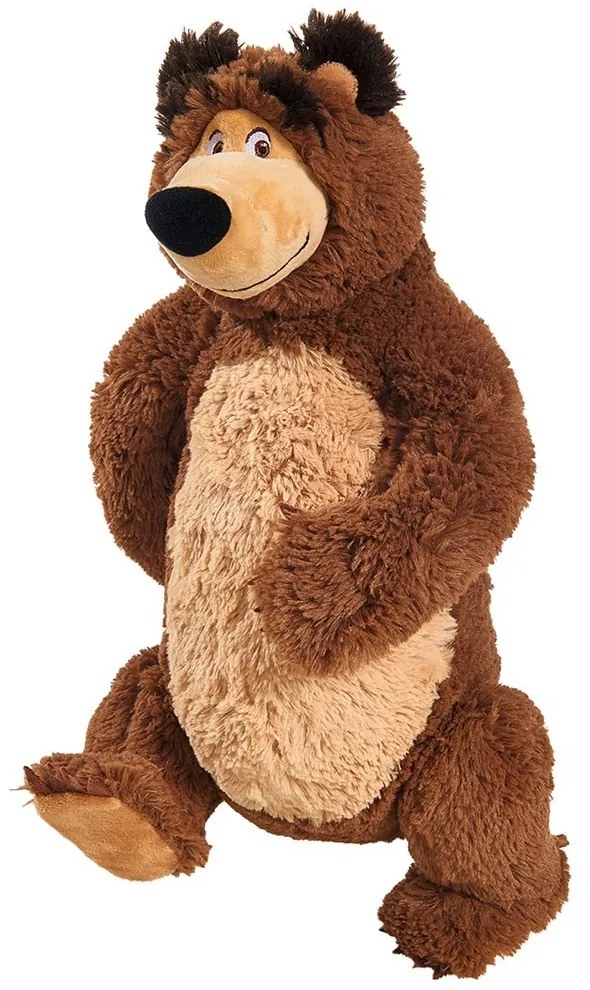 Set jucarii de plus Masha and The Bear, papusa Masha 23 cm si ursulet de plus 43 cm, Simba