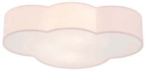 Brilagi - Plafonieră pentru copii NIMBUS 4xE27/15W/230V 46x63 cm, roz