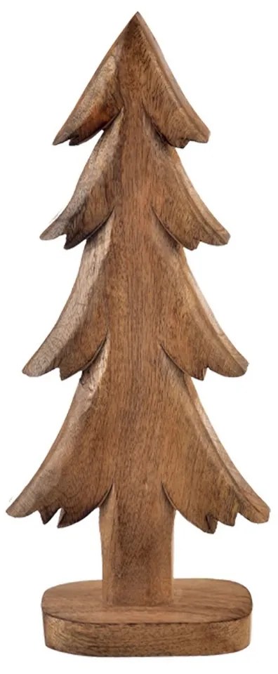Copac din lemn de mango InDecor, 15 x 7 x 42 cm, L