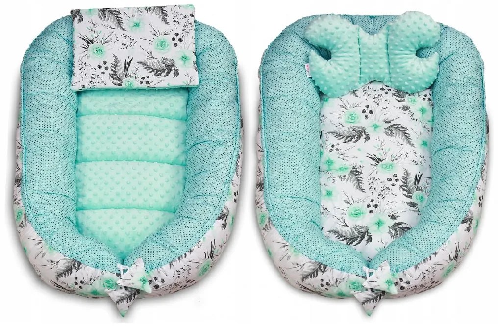 ShopJK SET PENTRU PĂTUȚ - 7 PIESE - MINTY ROSE - 014502