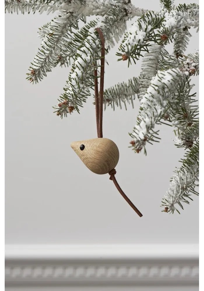 Decorațiune de Crăciun suspendată din lemn Kähler Design Nordic Tales