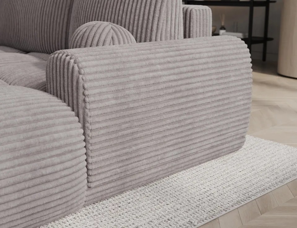 Colțar Vittario extensibil, 227x170x95 cm, orientare dreapta – Modullo 03