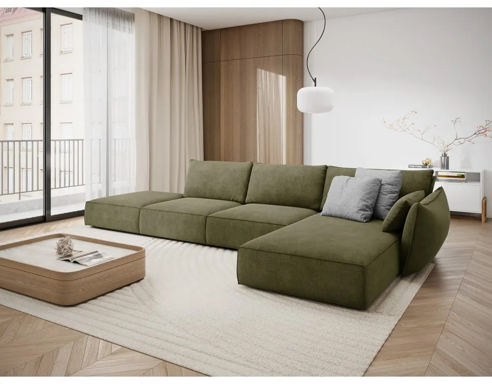 Colțar verde (pe partea dreaptă) Vanda – Mazzini Sofas