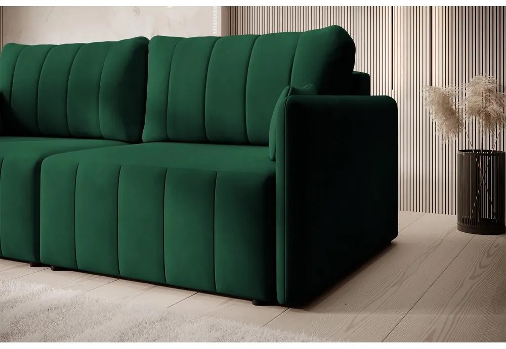 Pohovka Perkley (verde închis + negru). 1099234