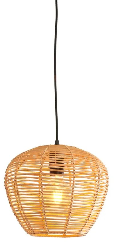 Abajur în culoare naturală ø 29 cm Latvia – Light & Living