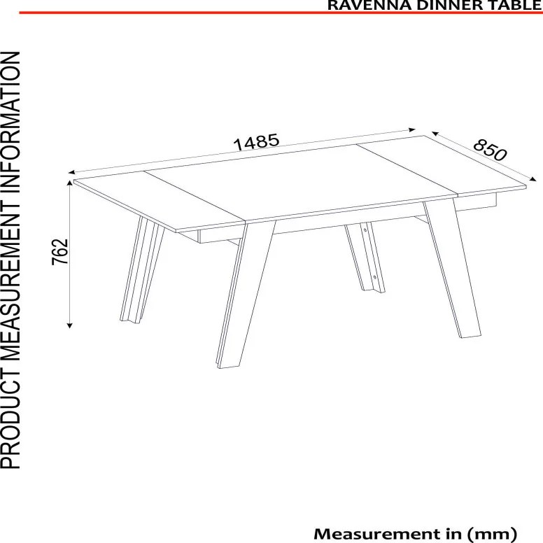 Masa Dining Ravenna - Alb