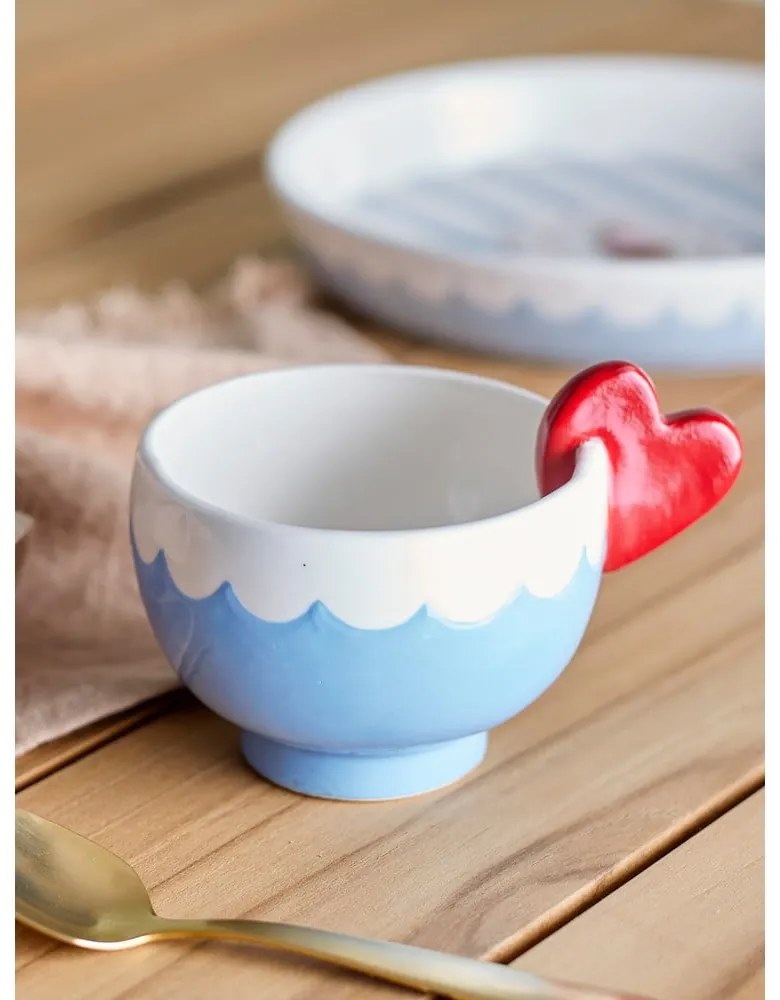 Ceașcă albastru-deschis din gresie 220 ml Lively – Bloomingville