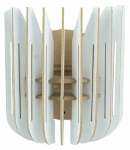 Aplica de Perete Tulip 210-LB2, Soclu E27, Max 45 - 60W, Culoare Alb