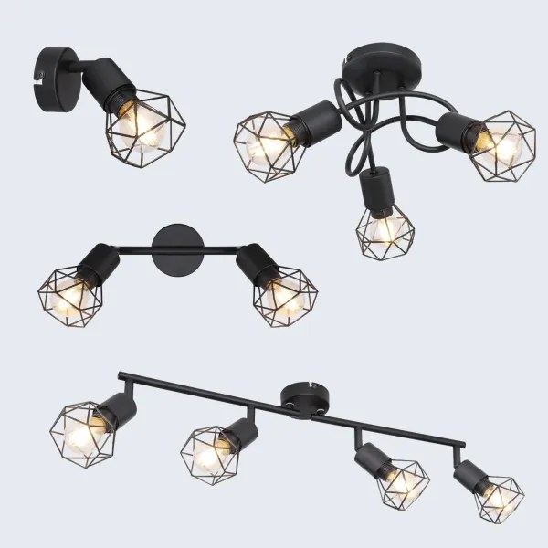 Brilagi - Spot CAGE 2x E14, 40W, 230V