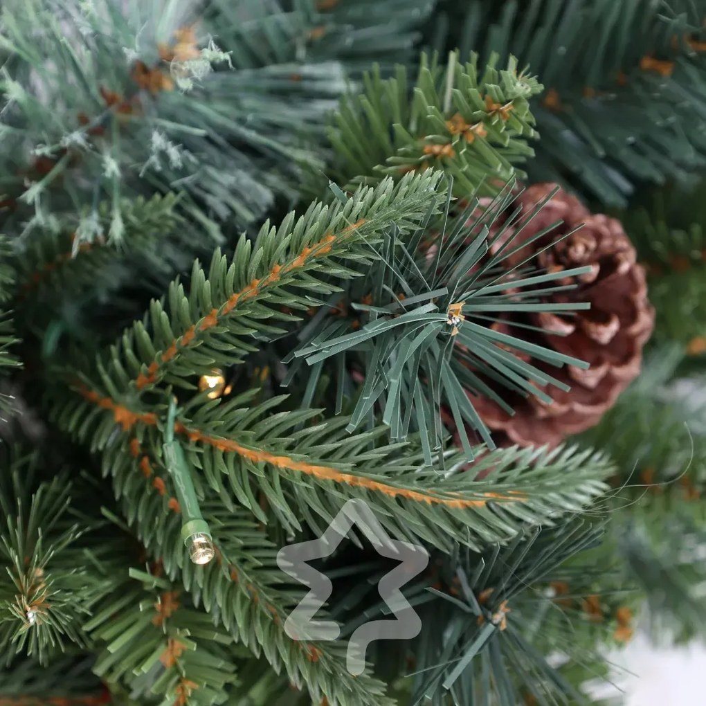 Coronita de Craciun Decorata 50 LED 60 cm