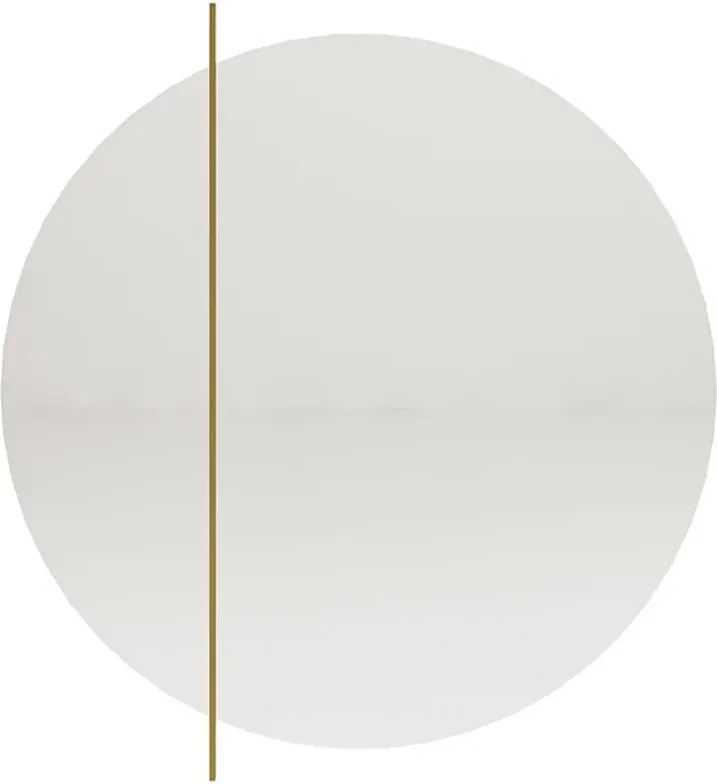 Oglindă lemn masiv rotundă Domo Ø120 cm
