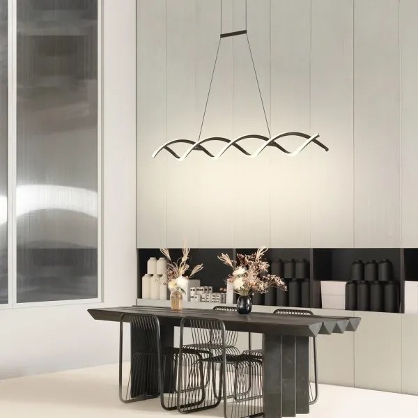 Lustră LED pe cablu ONLI DNA LED/24W/230V 4000K argintiu