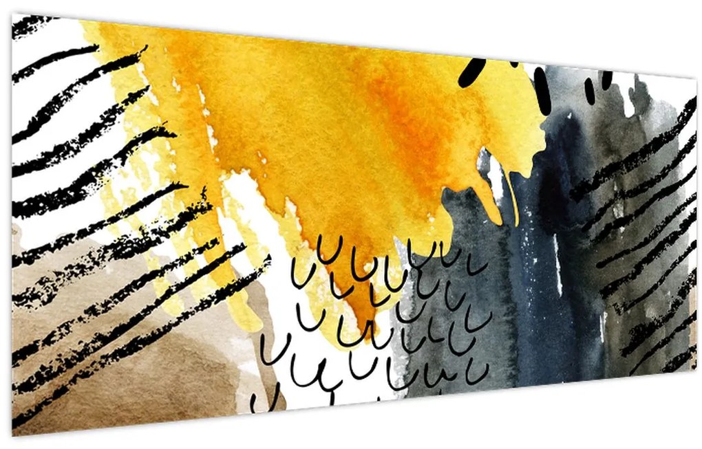 Tablou - Acuarelă abstractă (120x50 cm)