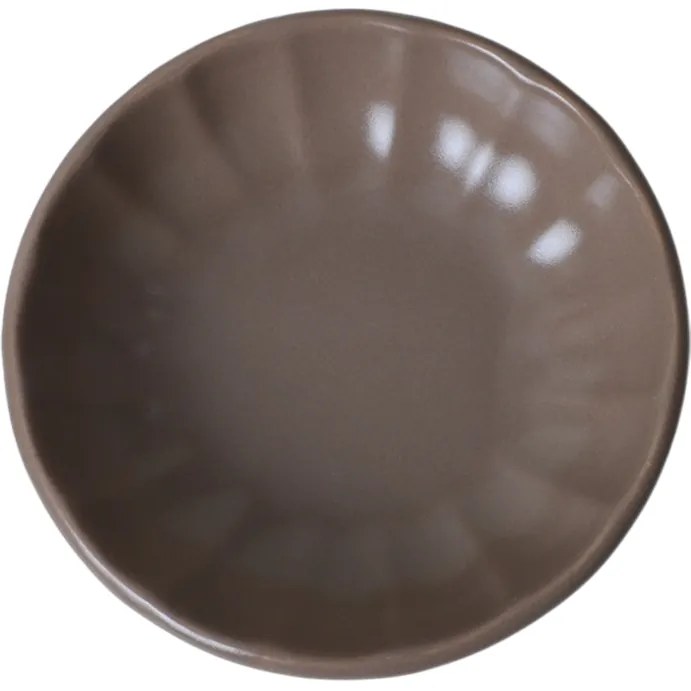 Set de 6 boluri din ceramică Laguna 12 cm, maro