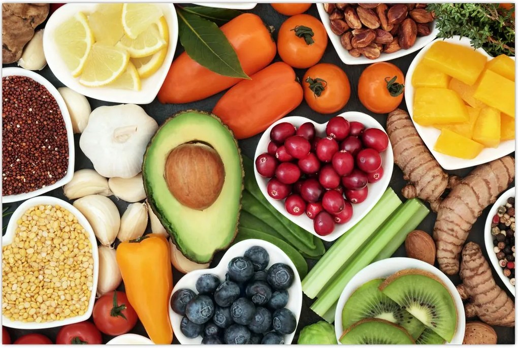 Tablou - Alimente sănătoase (90x60 cm)