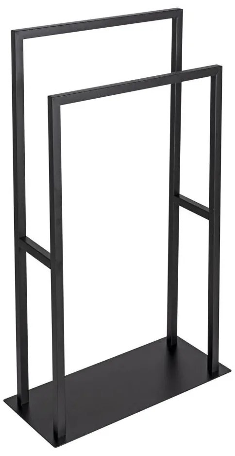 WENKO 26056100 - Suport pentru prosoape RIVALTA 46 x 80 cm inox/negru