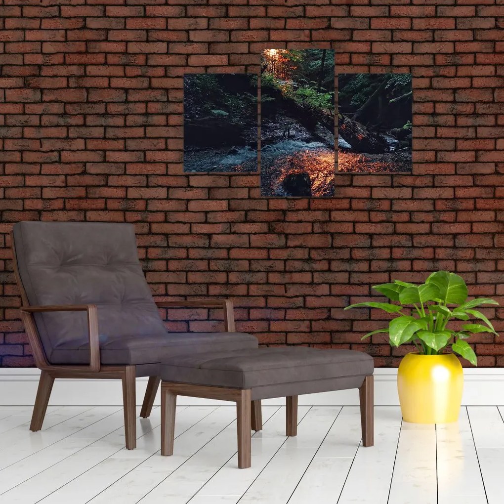 Tablou cu râu montan (90x60 cm)