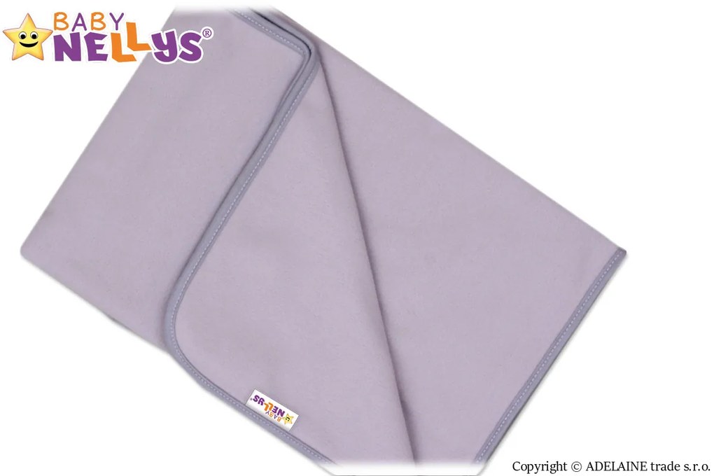 Pătură / pătură mică polar Feel Baby Nellys ® - gri