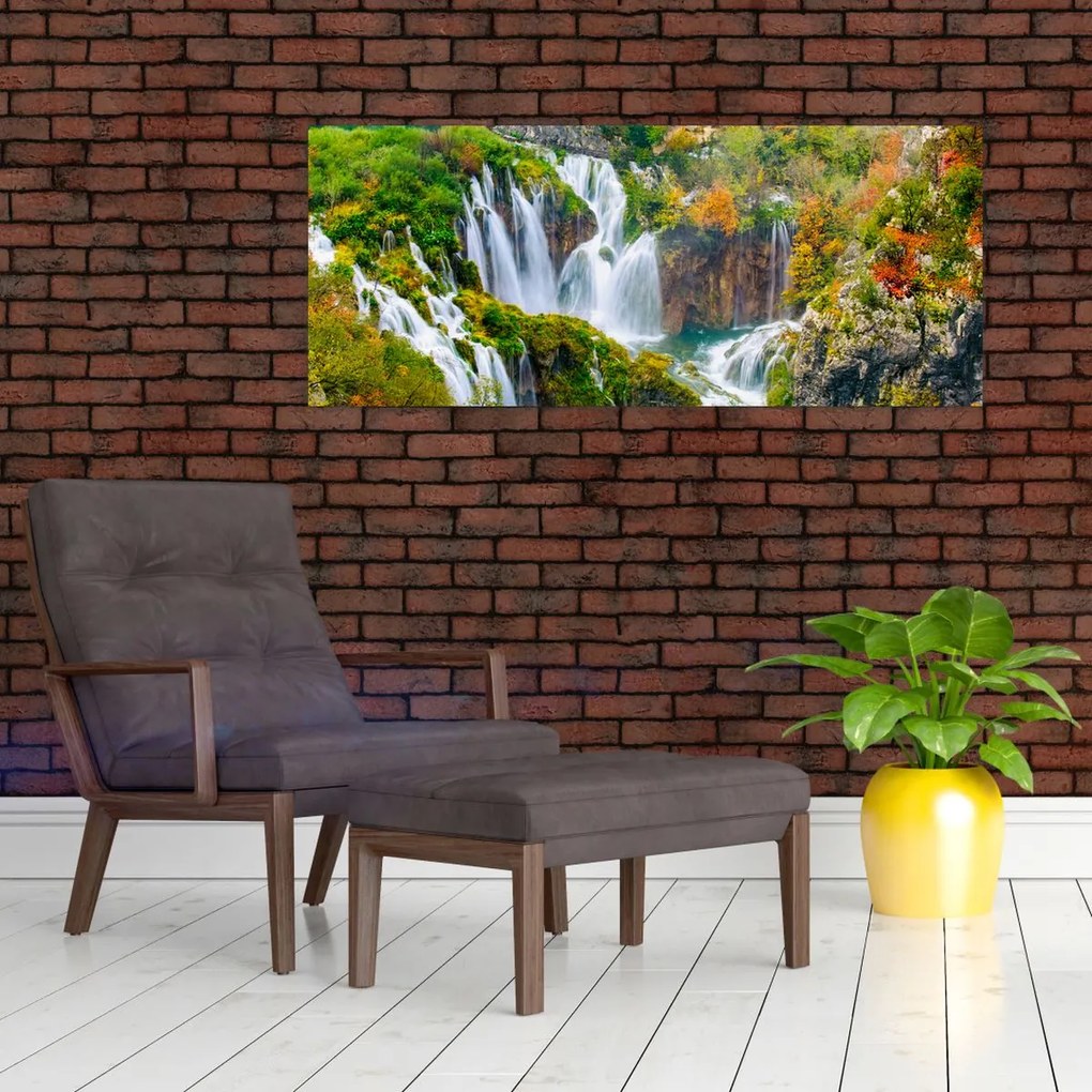 Tablou - Parcul Național Lacurile Plitvice (120x50 cm)