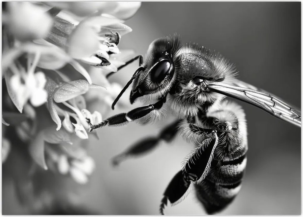 Tablou - Detaliu de albină (70x50 cm)