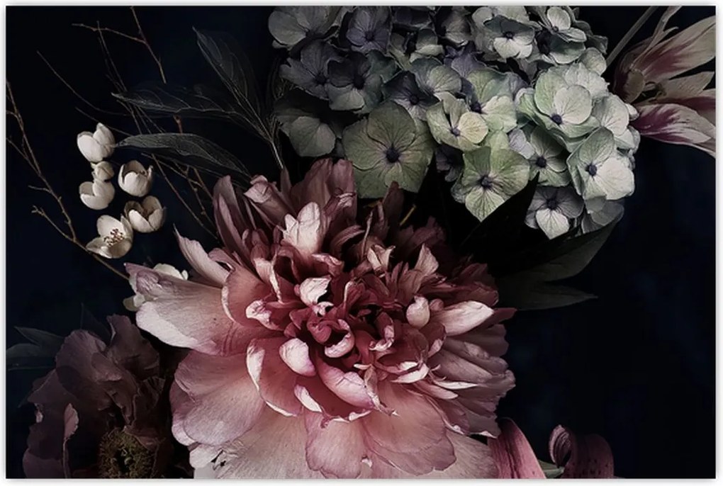 Tablou cu buchet (90x60 cm)