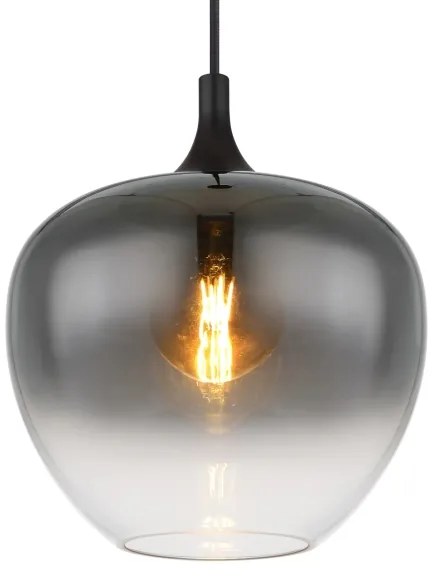 Lustră pe cablu MAXY 1xE27/60W/230V negru Globo 15548H1