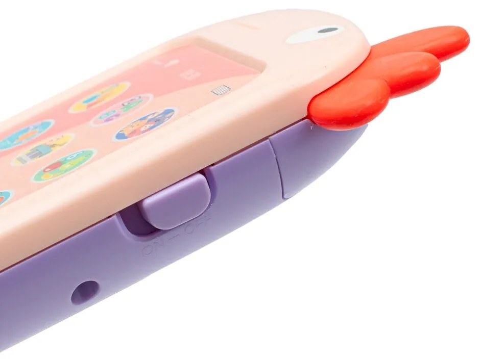 Baby Mix Baby phone Papagal roz, 8 x 14 x 2 cm