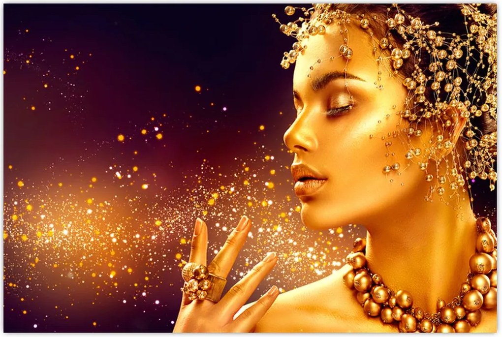 Tablou - Regina de aur (90x60 cm)