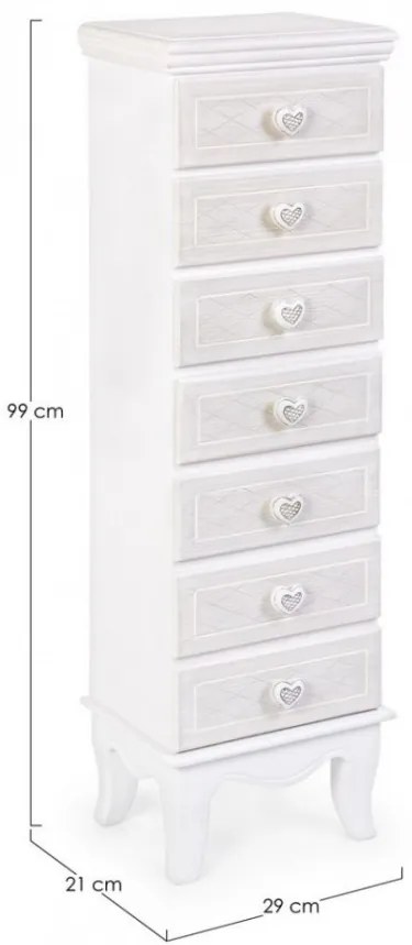 Comoda cu 7 sertare, Charlene Yes