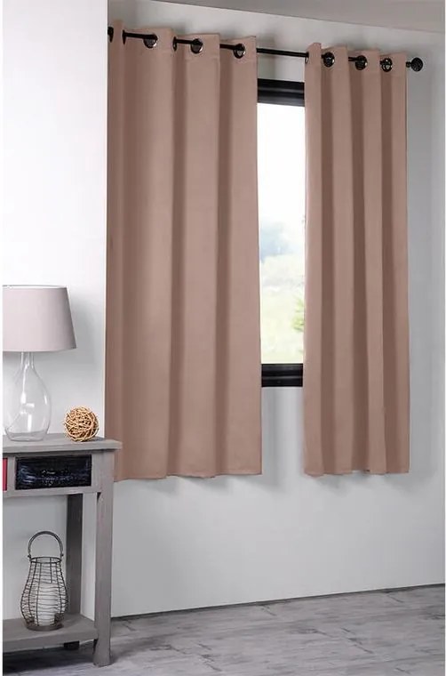 STOF Draperie groasă blackout NOTTE pudră 135 x 180 cm 1 buc
