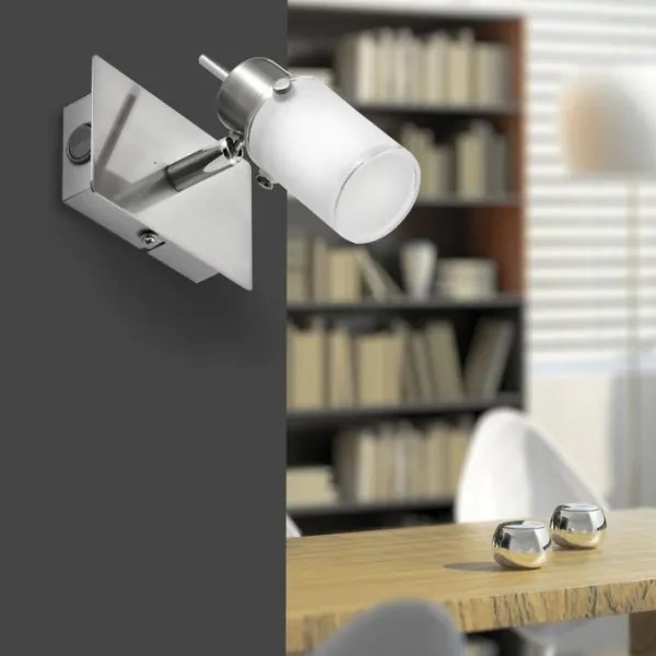 Spot LED de perete JUST LIGHT. 11931-55 MAX 1xGU10/4W/230V crom