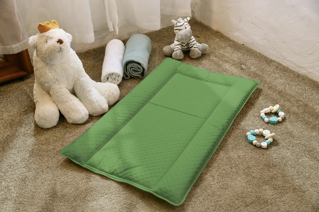 Saltea de infășat travel premium, 48x78 cm, hipoalergenica, pliabila, verde