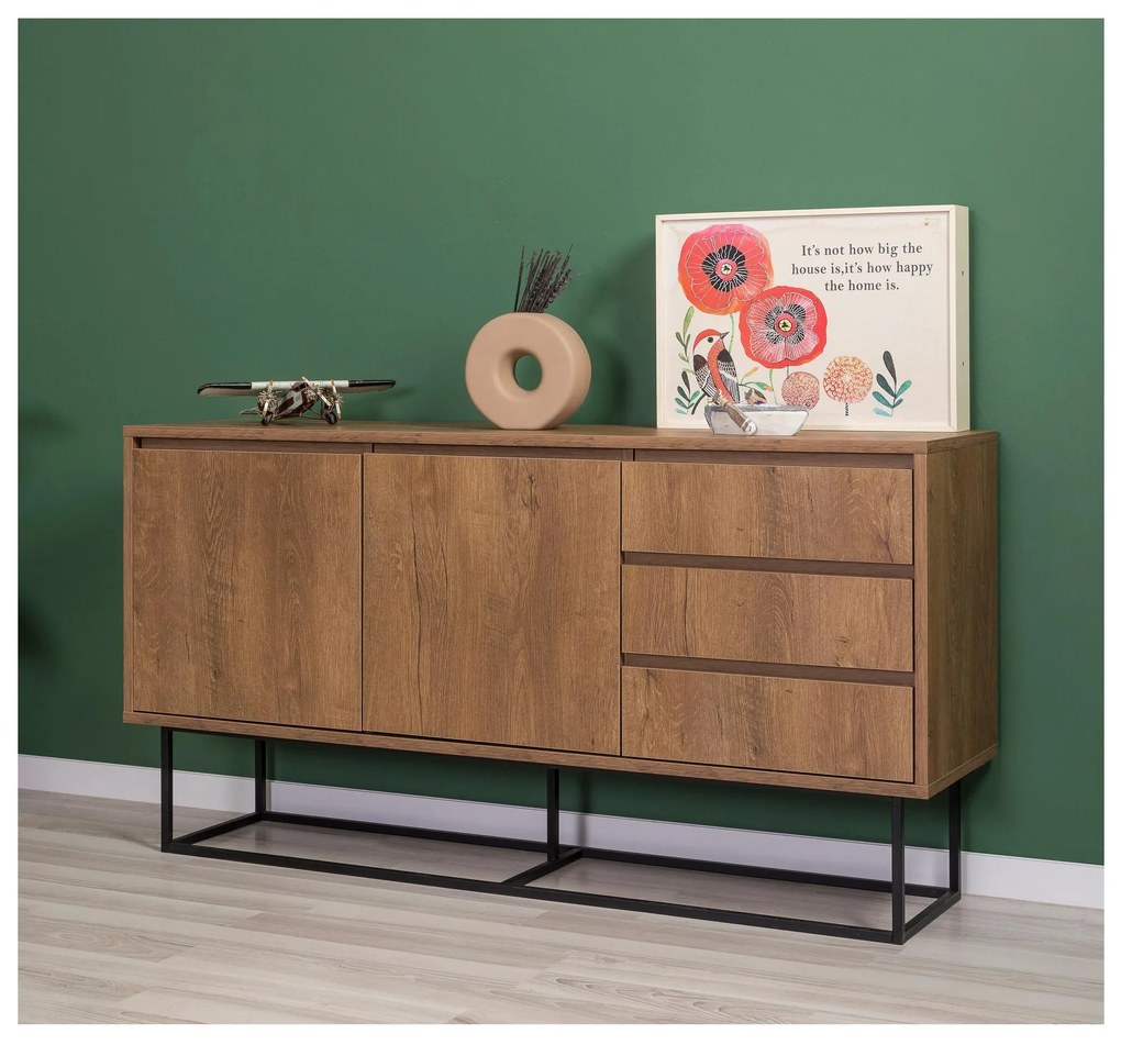 Mobilier living Lexuna 14 (Nuc + Negru). 1089038