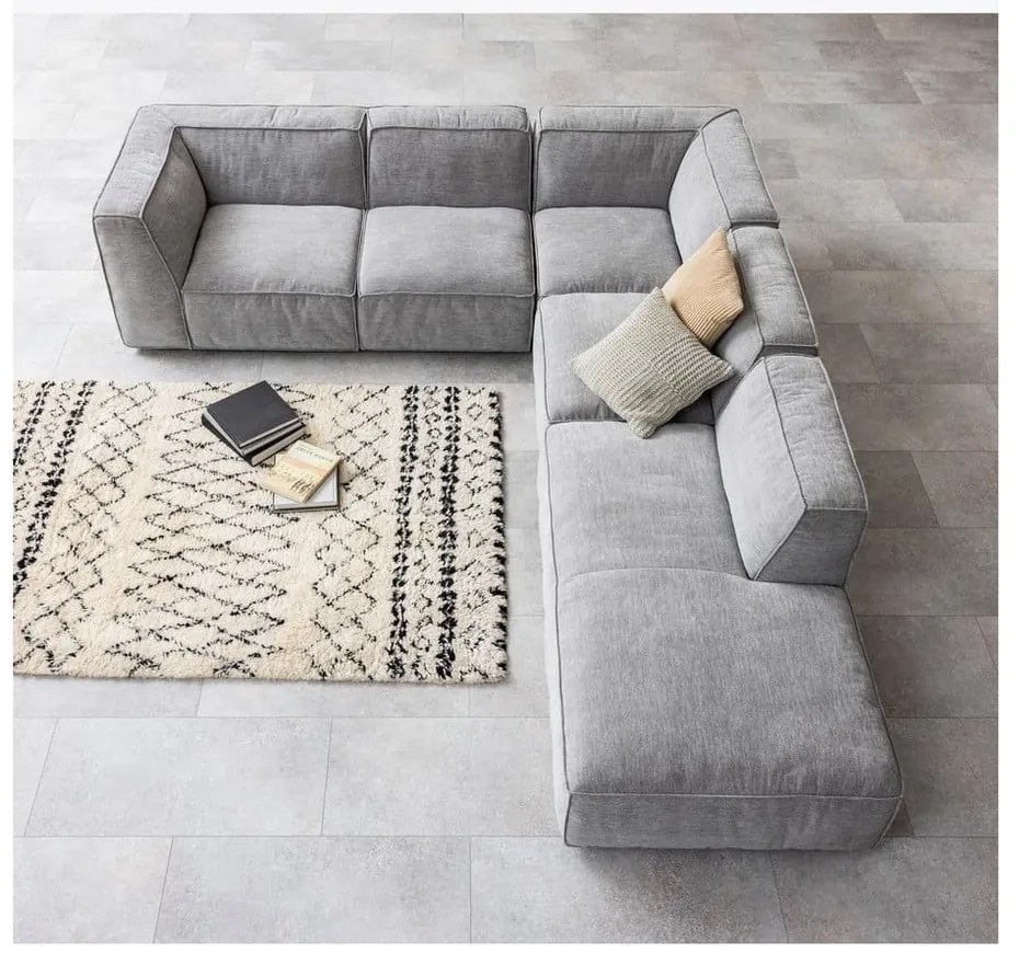 Modul de centru pentru canapea Bonami Selection Fairfield, gri deschis