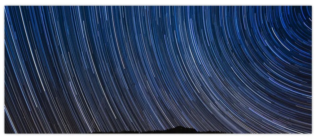 Tablou cu stele noaptea și cerul (120x50 cm)