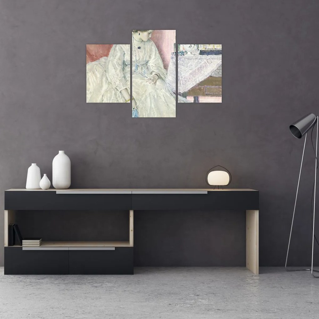 Tablou - Frederick Carl Frieseke, Memories, reproducere (90x60 cm)