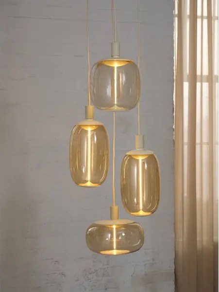 Osram - Cablu de alimentare NEEDLE PENDANT, 4xE27/25W/230V, bej