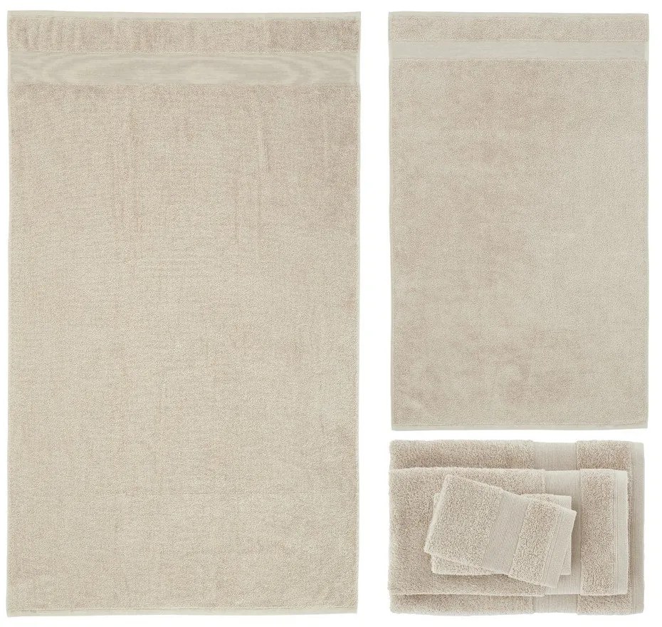 Prosoape de baie bej 6 buc. din bumbac din frotir Anti-Bacterial – Catherine Lansfield