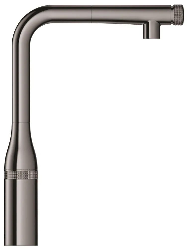Grohe Essence Baterie chiuveta bucatarie cu dus extractibil si buton SmartControl, antracit (hard graphite)