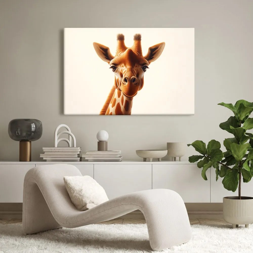 Tablou portret animal girafă
