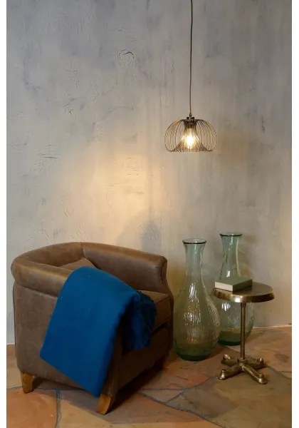 Lucide 02400/30/30 - Lampa suspendata VINTI 1xE27/60W/230V