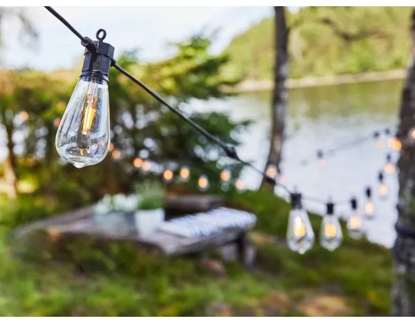 Instalație LED decorativă de exterior Markslöjd 107293 GARLAND GARDEN 10xLED 5,5m IP44