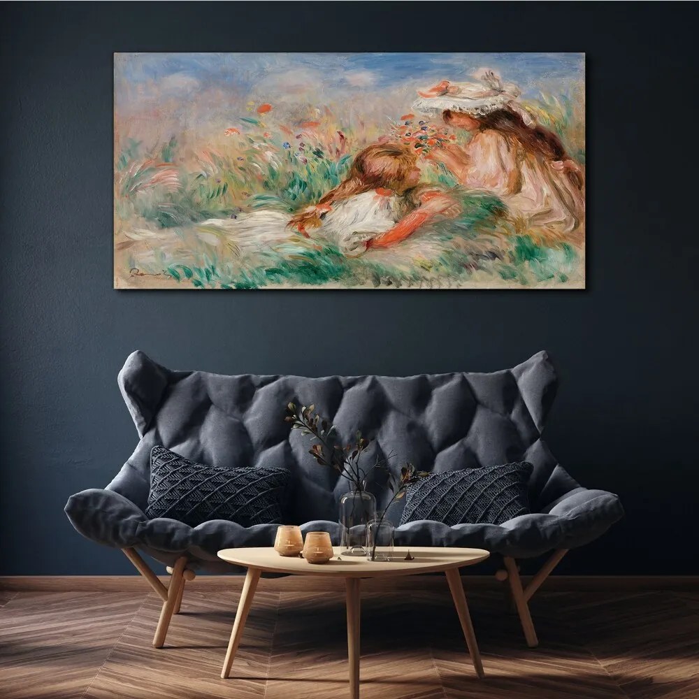 Tablou canvas Fete Flori de Lunca