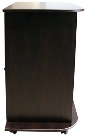 Comoda TV pe role, wenge, 69 x 80 x 45 cm