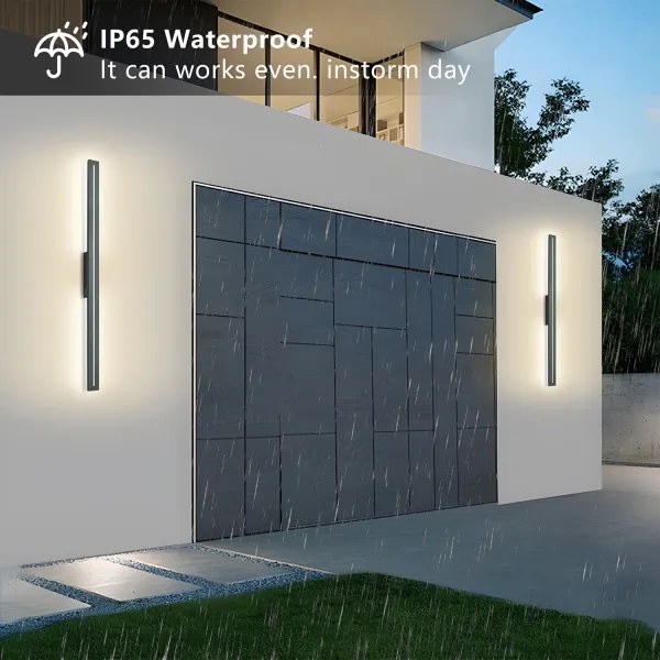 Brilagi - Aplică LED de exterior LINEO LED/24W/230V 3000K IP65 antracit