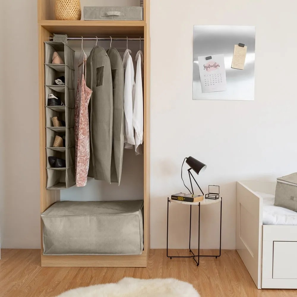 Cutie de depozitare pentru haine din material textil Nancy – Compactor