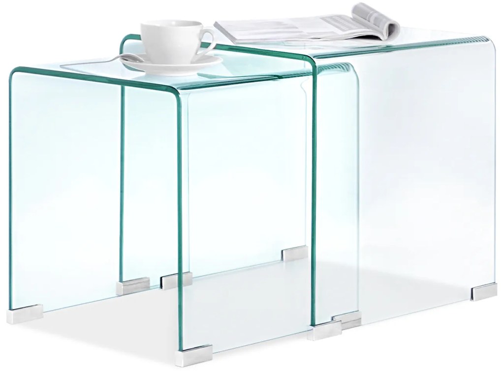 Măsuță de cafea Duvo (transparent ). Promo -24%. 1111904